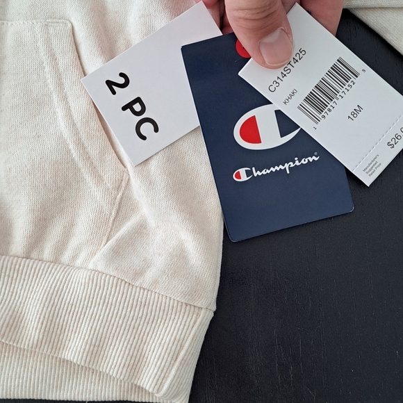 Champion Cream and Tan Kids' Outfit 18 Months - Picture 3 of 5